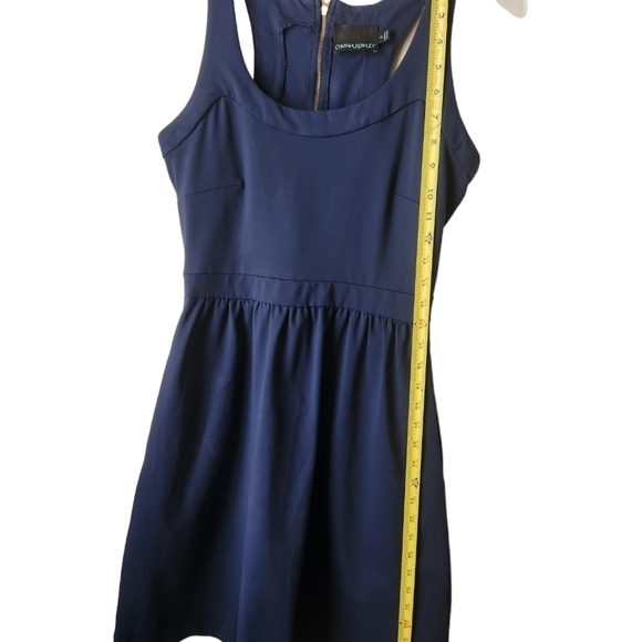 Navy Cynthia Rowley Racerback Dress - Picture 7 of 7
